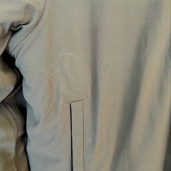 Topo Designs Sherpa Reversible Coat Jacket Zipper Pockets Green - Picture 9 of 12